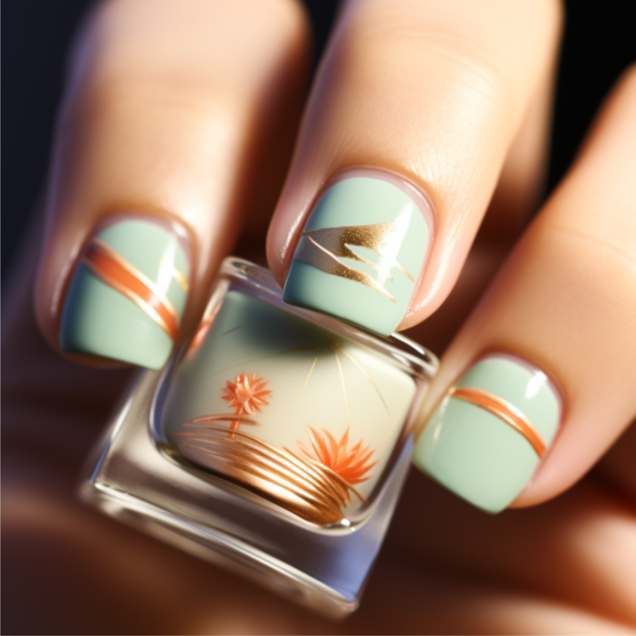 Иллюстрация Дизайн маникюра | Illustrators.ru