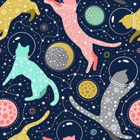 Кошки космонавты