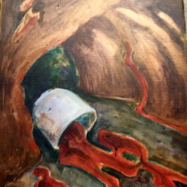 Пещерная чашка лавы