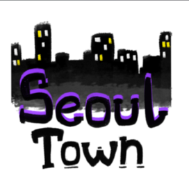 Seoul Town. Логотип для кафе