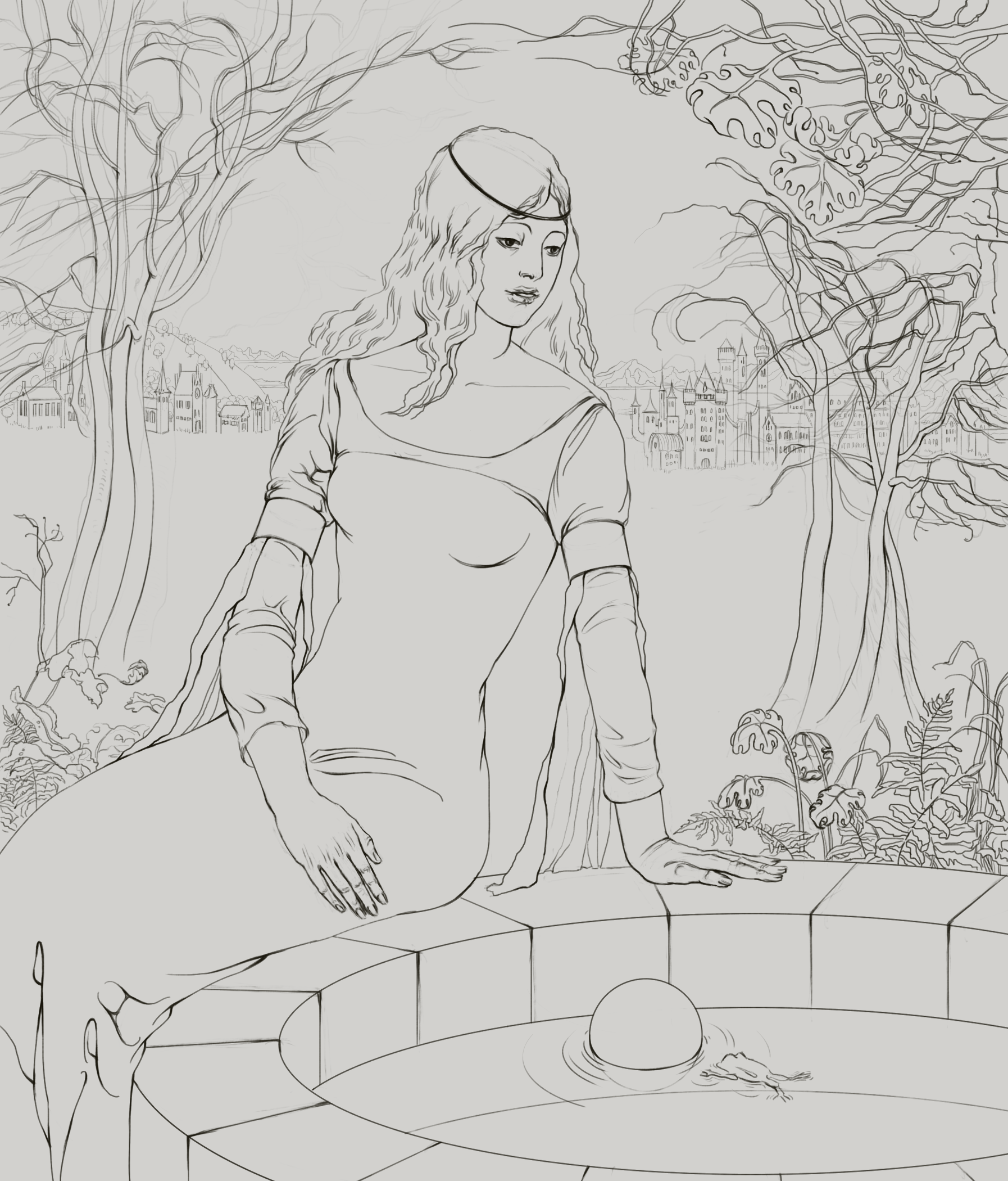 Иллюстрация Иллюстрация к сказке Братьев Гримм | Illustrators.ru