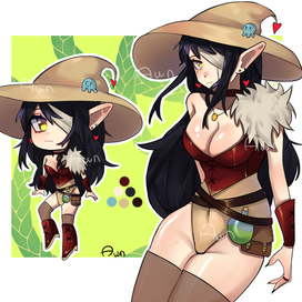 Design character witch