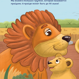 Львы в саванне