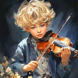 Юный скрипач 