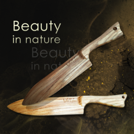 Нож из дерева ручной работы