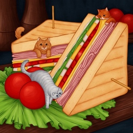 Cat’s sandwiches