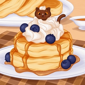 Cat’s pancakes