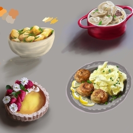 food illustration 