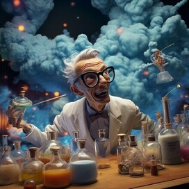 Нейро иллюстрация.