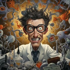 Нейро иллюстрация.