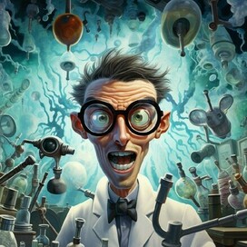 Нейро иллюстрация.