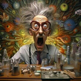 Нейро иллюстрация.