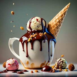 Нейро иллюстрация.