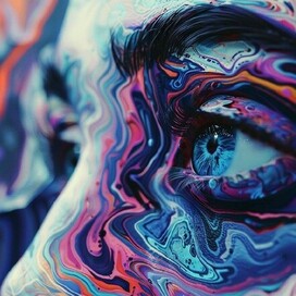 Нейро иллюстрация.