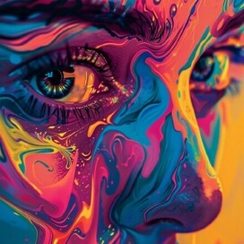 Нейро иллюстрация.