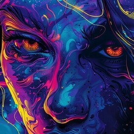 Нейро иллюстрация.