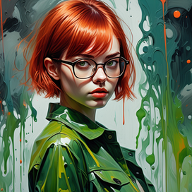 Нейро иллюстрация.