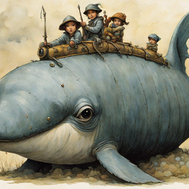 Нейро иллюстрация.