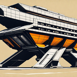 Нейро иллюстрация.