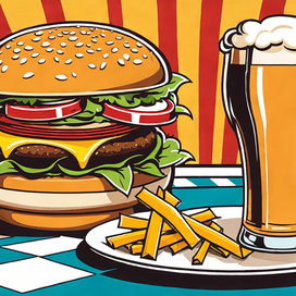 Нейро иллюстрация.