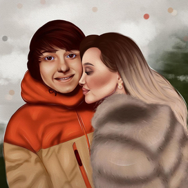 Влюбленная пара 