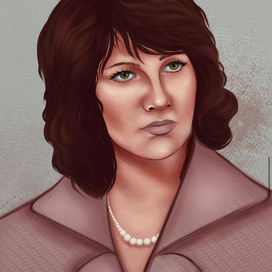 Бабушка в молодости 