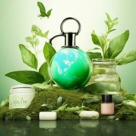 Логотип органической косметики 