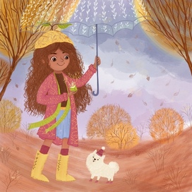 Девочка и дождь