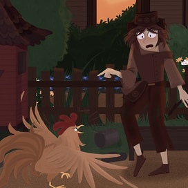 Орест и петух