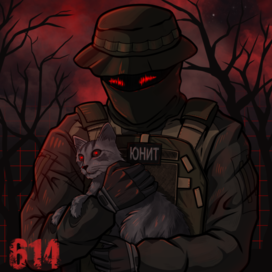 Солдат с котом