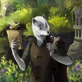 Песец в лесу фей