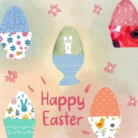 Пасхальная открытка 2