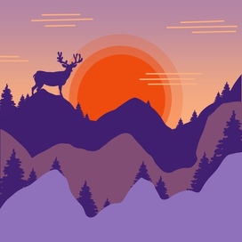 Флэт пейзаж