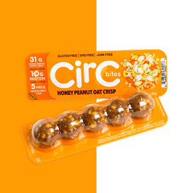 CirC Bites: Мёд, арахис и овсяные хлопья