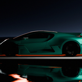 3D визуализация Bugatti Divo