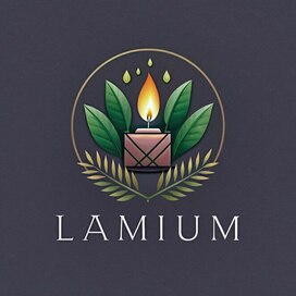 Логотип для бренда свечей Lamium