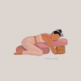 Yoga illustration 