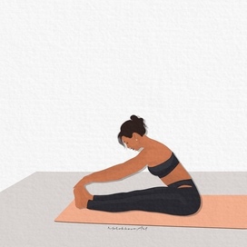 Yoga illustration 