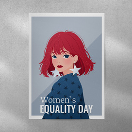 День равенства женщин: Постер с американскими мотивами