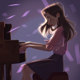 Пианистка  