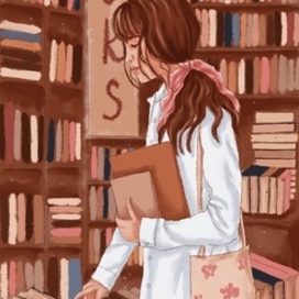 Девушка в книжном
