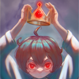 [Crown] // Character illustration // Digital anime style art