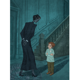 Иллюстрация для книги «The Boy and the Mouse»