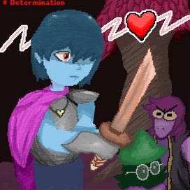 Иллюстрация к игре Deltarune