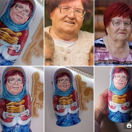 Портретная матрешка