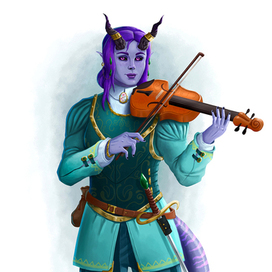 Tiefling bard