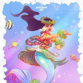 Hawaiian mermaid 