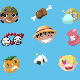 ONE PIECE stickers