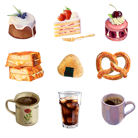 Food illustrations