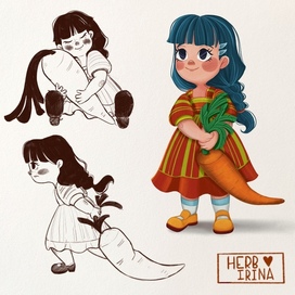 Дизайн персонажа "Молли" / Character Design "Molly"